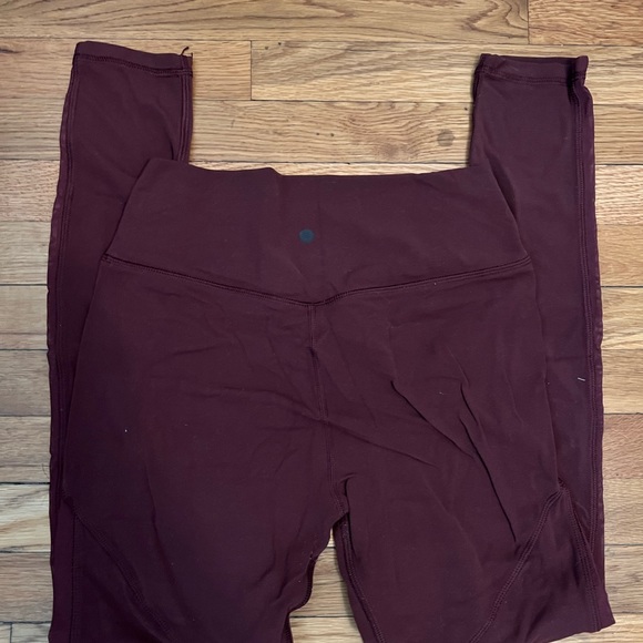 STORI INTRO TIGHTS — MAROON - SZ 8 - Slight worn seams - NO PILLING - Picture 2 of 3